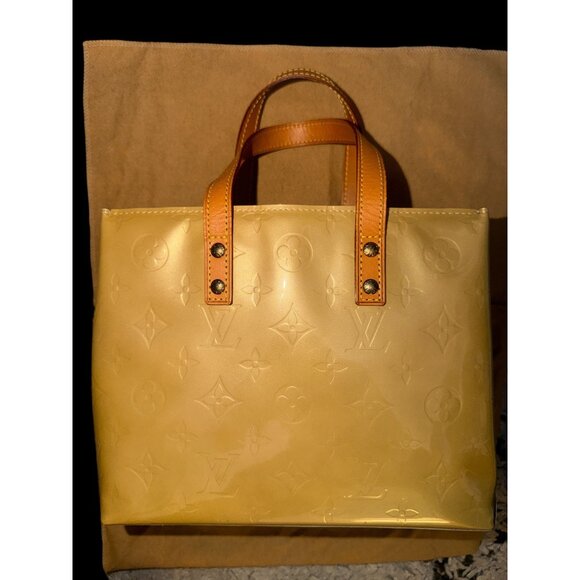VTG Louis Vuitton Monogram Vernis Reade PM Tote MI0082 Noisette LV Handbag Y2K - Picture 2 of 12